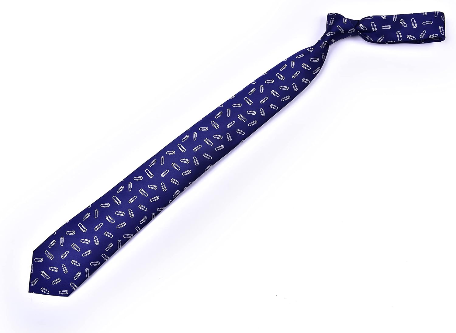 Paperclip Necktie, Office Supplies Tie, Computer Tech Gift, Teacher Gift for Men