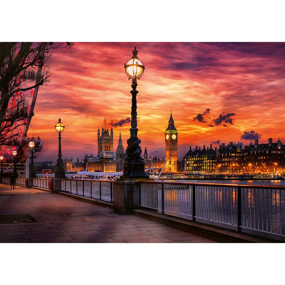 Trefl Big Ben London 1000 Piece Jigsaw Puzzle - Premium Photo Odyssey Series 27x19 Inches