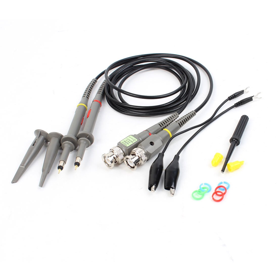 FIYAIIVVERR Pair X1 X10 60MHz Oscilloscope Scope Clip Probe for HP Tektronix(Pair X1 X10 60MHz Osciloscopio Scope Clip Probe para HP Tektronix