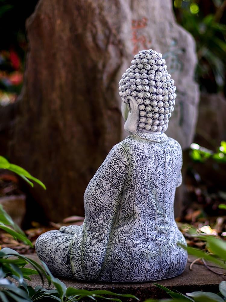 石彫 降魔坐の仏像 瞑想の型 仏教 オブジェ 高さ41.5cm 重さ19.2kg 石彫 降魔坐の仏像 瞑想の型 仏教 オブジェ 高さ41.5cm 重さ