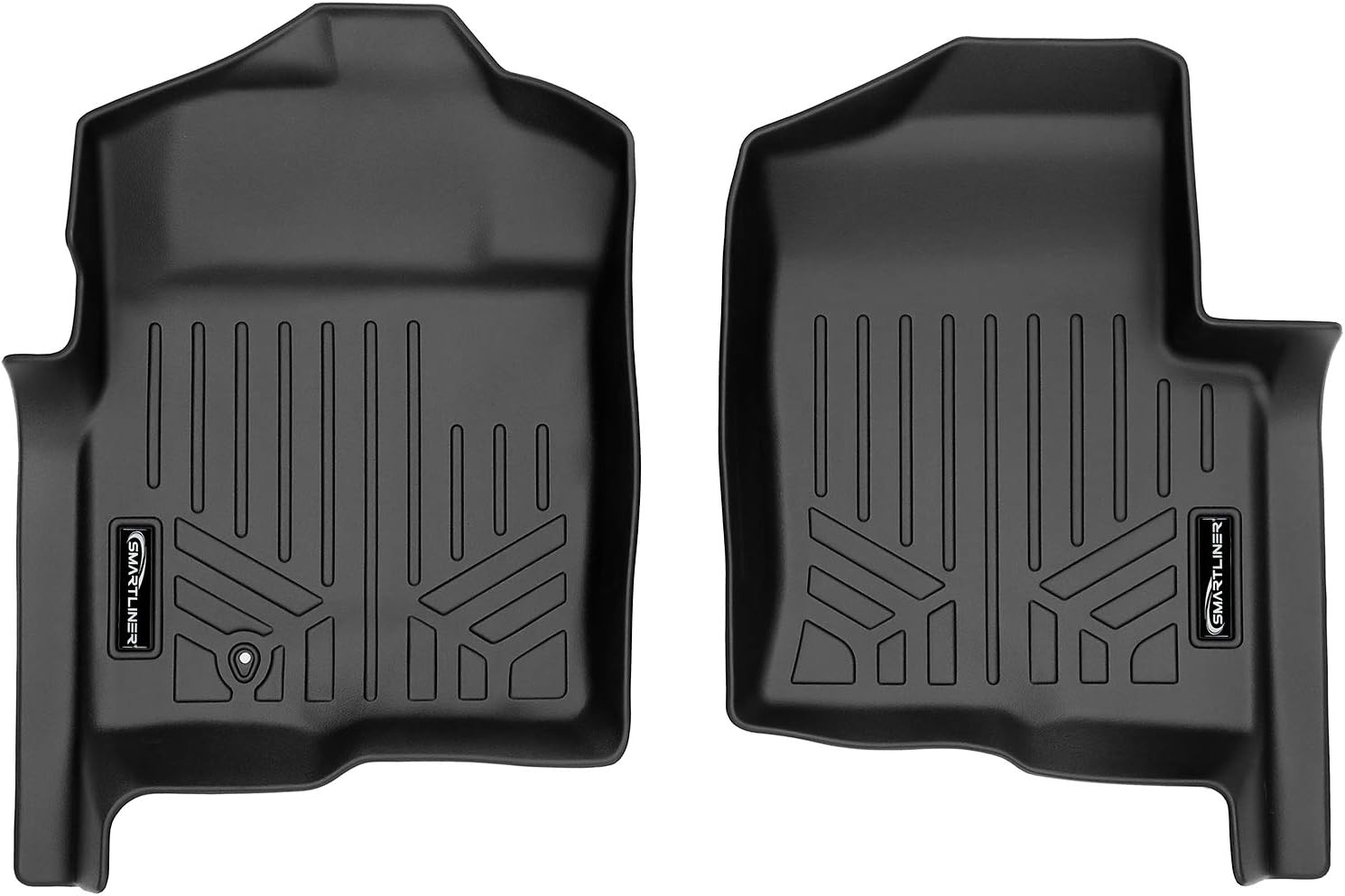 Custom Fit Floor Mats SMARTLINER Floor Mats 2 Row Liner Set Tan for