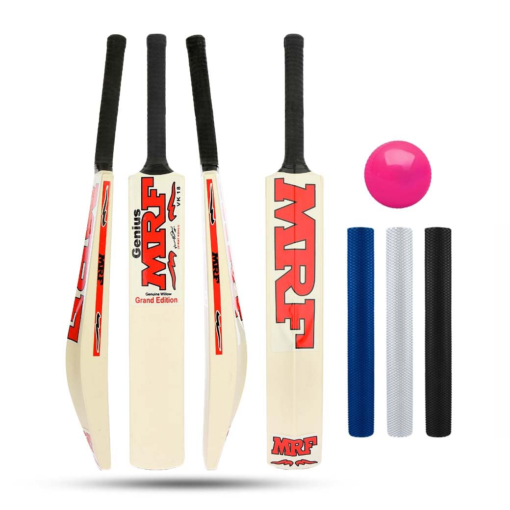 Pro Game MRF PVC Cricket Bat (for 15-21 Years) Hard Plastic bat for Tennis Ball with 1 Wind Ball+1 Bat Grip (700-800 g) White (B0CQ2WW2G1) Amazon Price History, Amazon Price Tracker