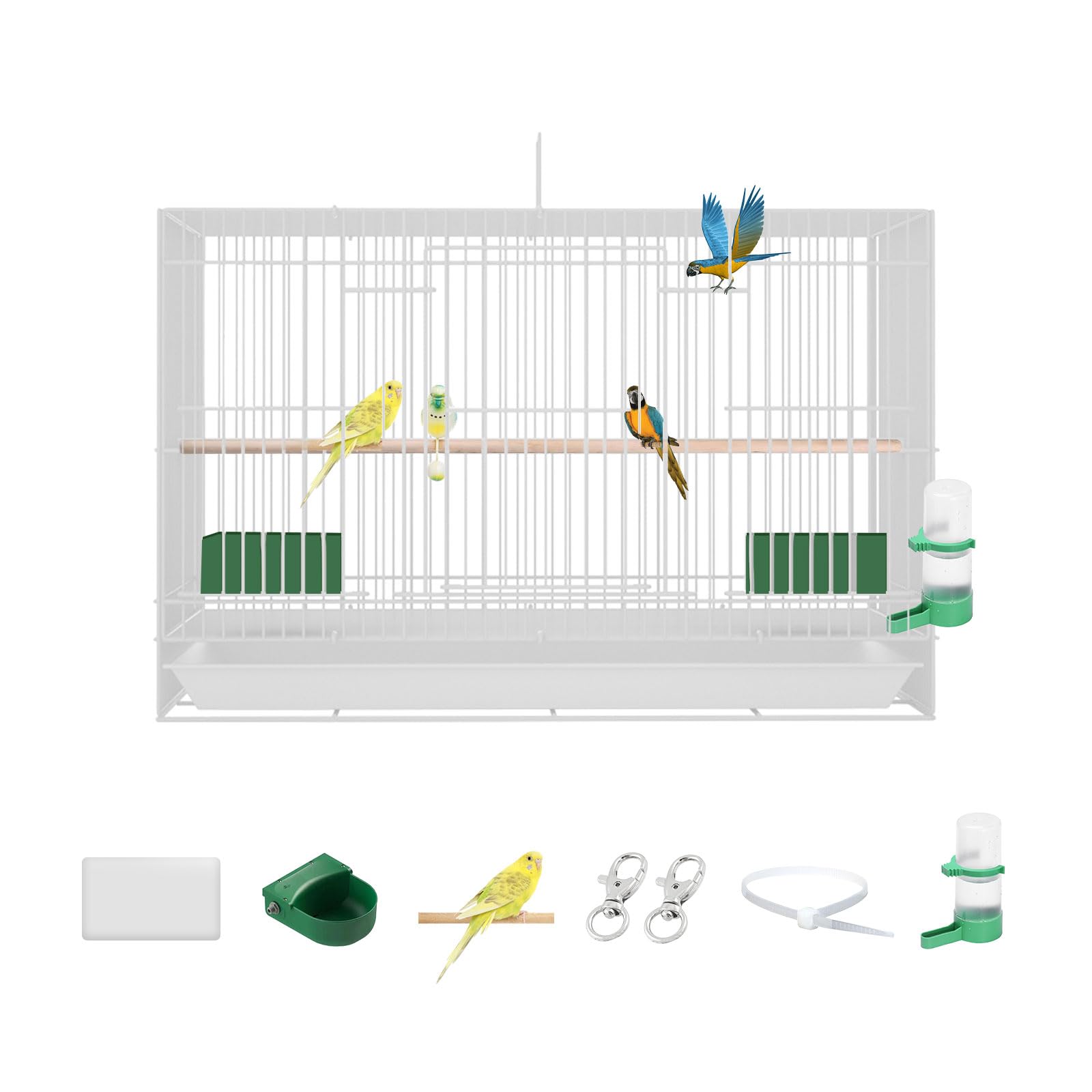 Amazon.co.jp: 鳥ケージバードゲージ鳥籠 鳥かご インコ鳥小屋 複数