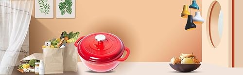 Miniatura 3 de Hierro fundido holandés 3.2 cuartos aprobado por Logística de Amazon