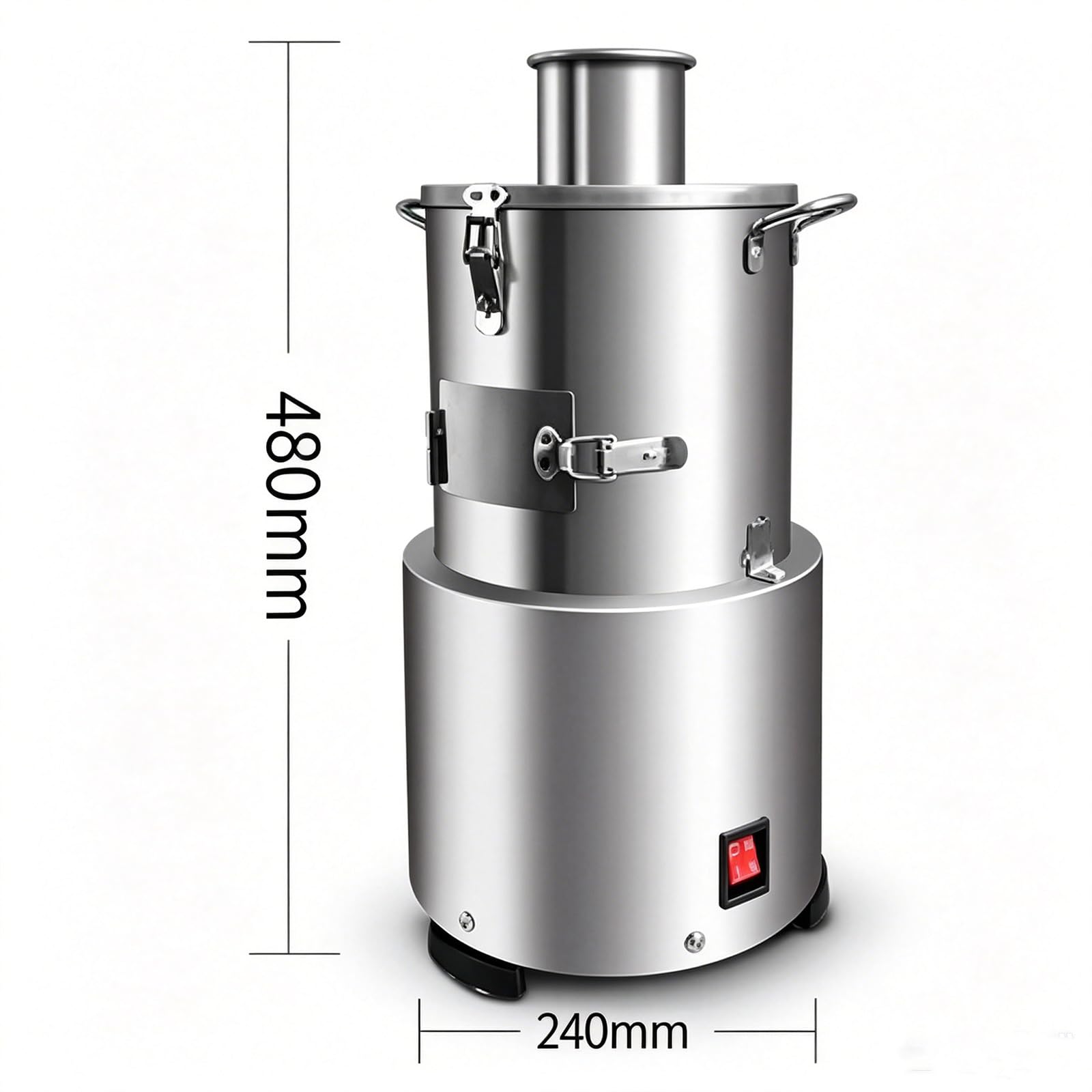 Elektrische Knoblauchschälmaschine, 200 W Knoblauchabscheider, 20 kg/h Leistung, zeitsparend, tragbares Design für Restaurants und Grillgeschäfte