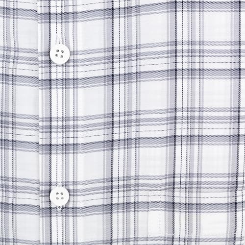 Image of 7-DAYS Men's Premium Checks Formal Shirt - Cotton Rich, Regular Fit, Full Sleeve, with Pocket, Wrinkle Resistant - Stylish Office & Everyday Wear.