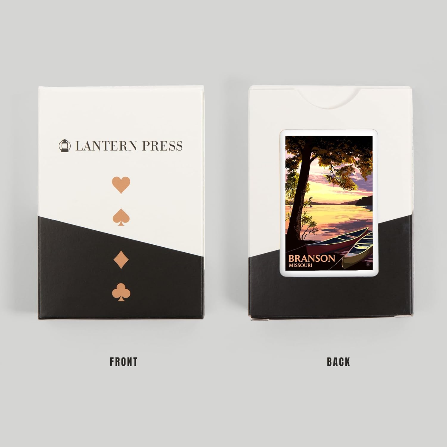 Lantern Press Branson, Missouri, Sunset Scene, 52 Playing Cards for Adults, Poker Size Card Deck