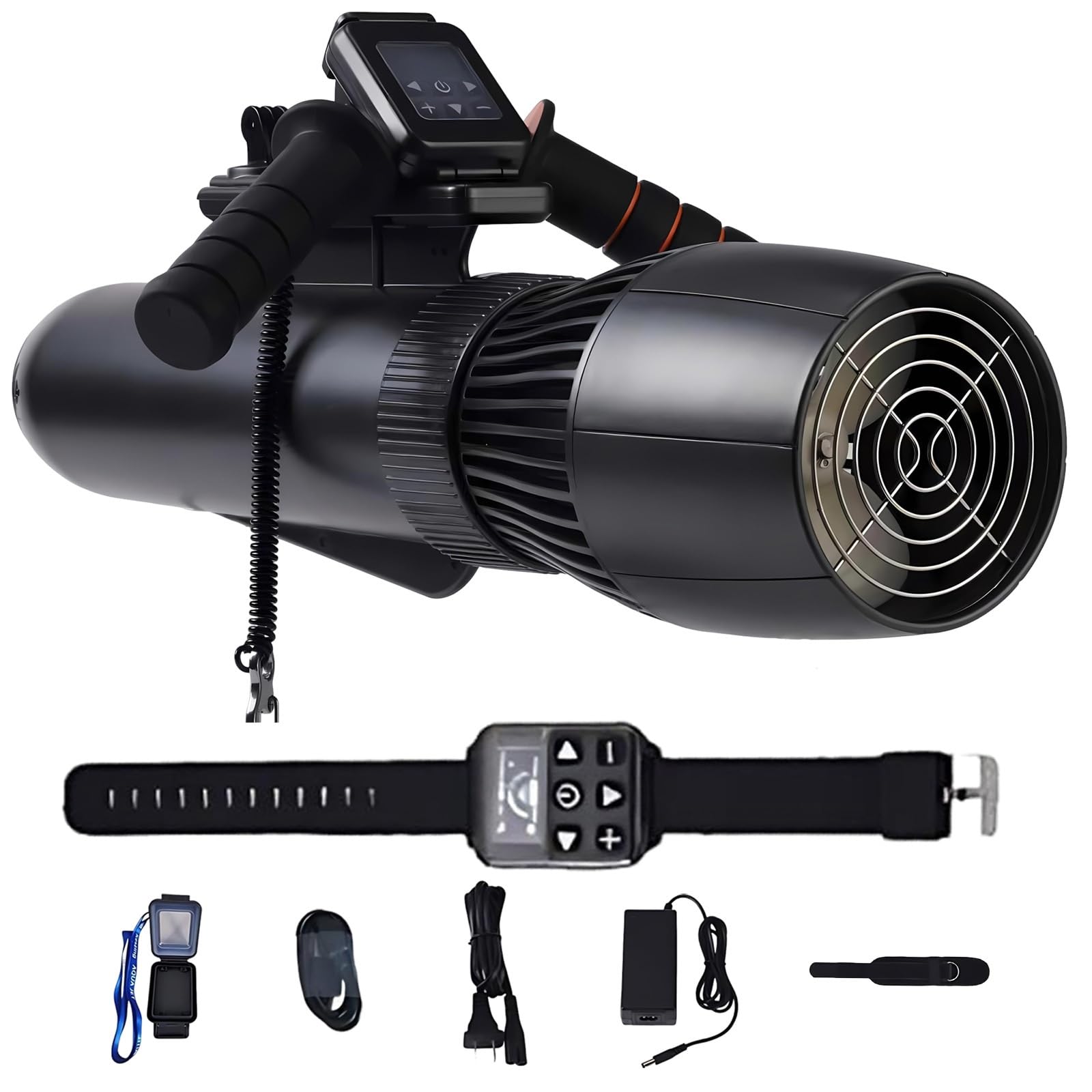 Bürstenloser Unterwasser-Scooter 700W mit 180 Min Reichweite, 9 Geschwindigkeiten mit Fernbedienung, Elektro-Antriebseinheit für SUP und Kajak Board