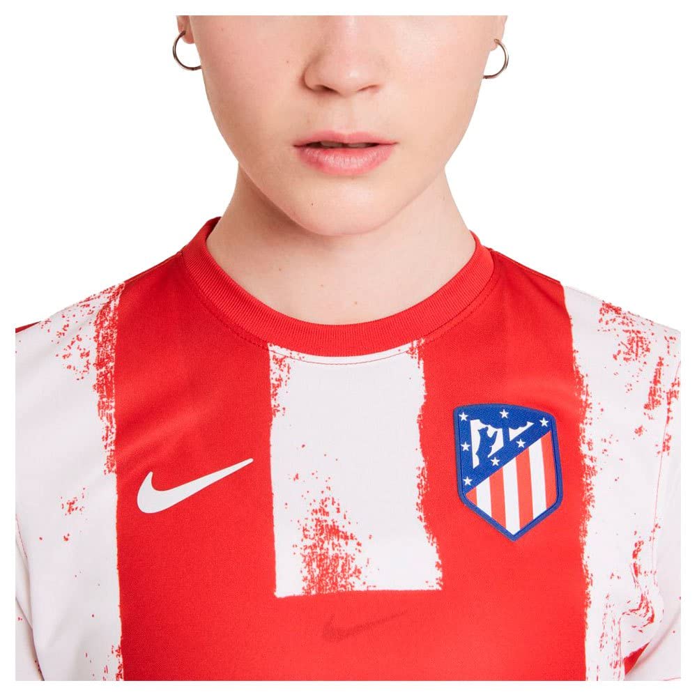 NIKE Atlético de Madrid, Temporada 2021/22, Equipación de Juego, Camiseta Primera Equipación Camiseta Unisex Adulto
