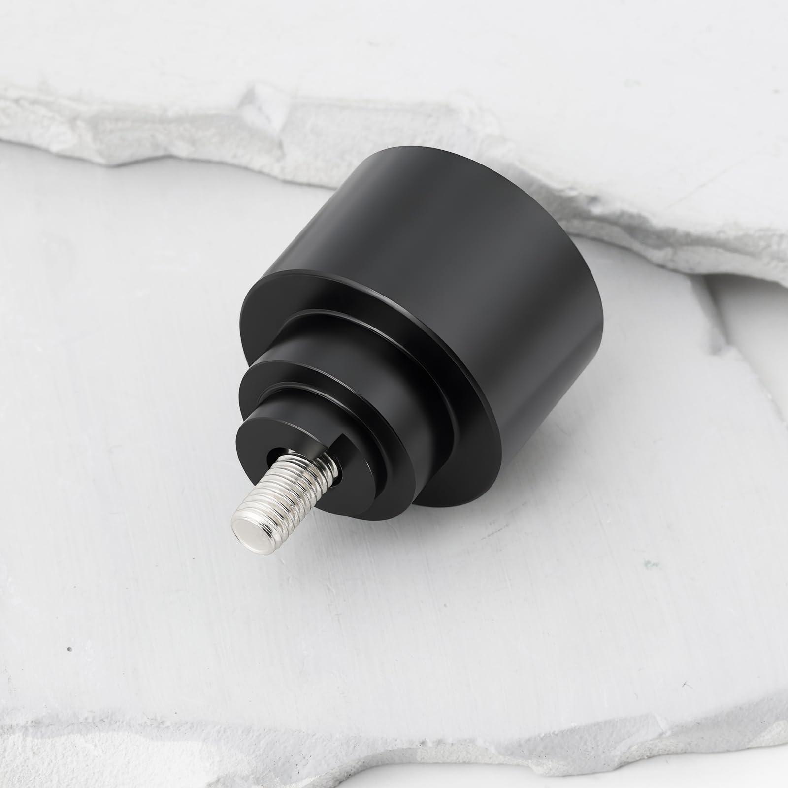 1 Par de Contrapesos Negros para Manillar de Motocicleta M6x1,25 Compatible con Honda CB GL RVF NX FMX Y SH