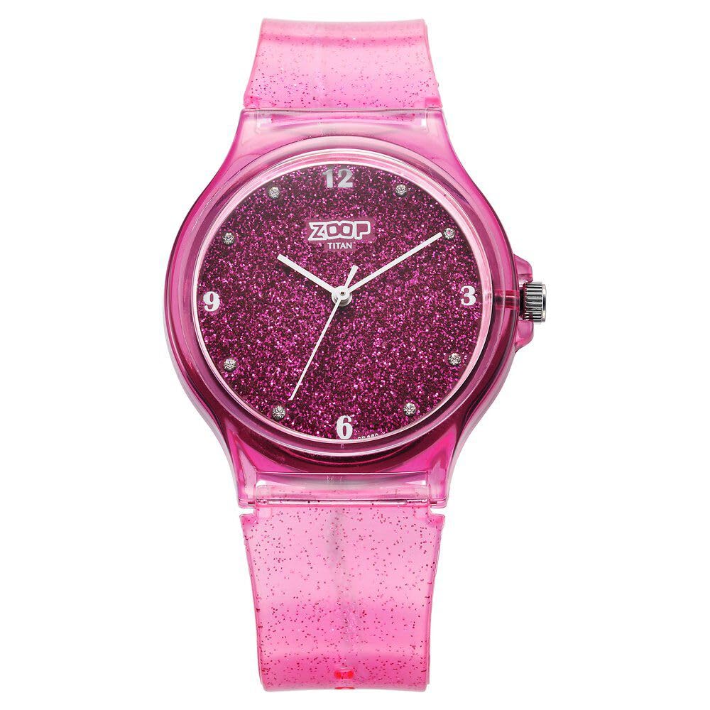 ZoopAnalog Pink Dial Unisex Kid's Watch-26030PP03W