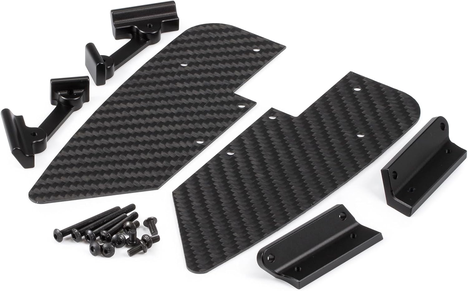 Carbon Fiber Boat Sliders Standard Sliders ESC Tray for RC Crawler 1/10 LCG Chassis Rails Power Wagon Cab Gspeed V3 V4 FS G-Shot (Boat Sliders B)