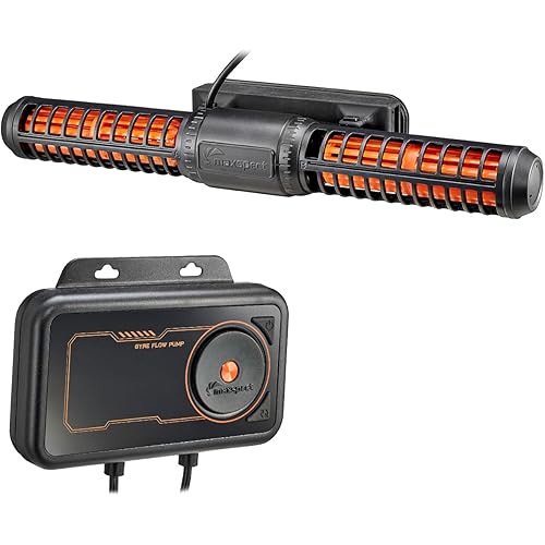 Maxspect Jump Gyre DC 2000 gph Aquarium Wave Maker Pump MJ-GF308, Adjustable Cross Flow, Magnetic Mounting with LED Display Controller