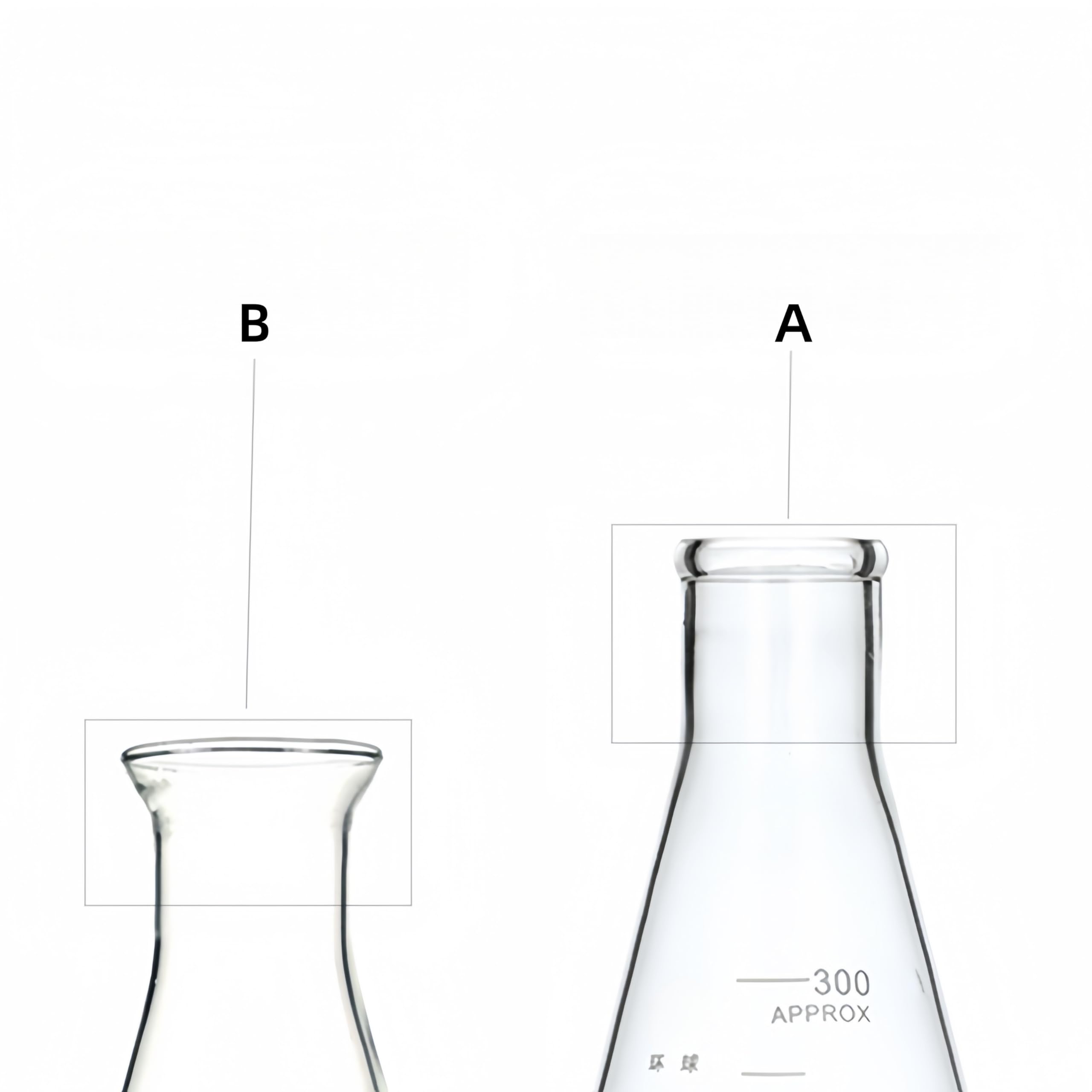 VIDOO Matraz Erlenmeyer de Vidrio Borosilicato 3.3, Frasco Cónico Graduado para Medición en Laboratorio, Investigación Científica y Educación, A 10000ml