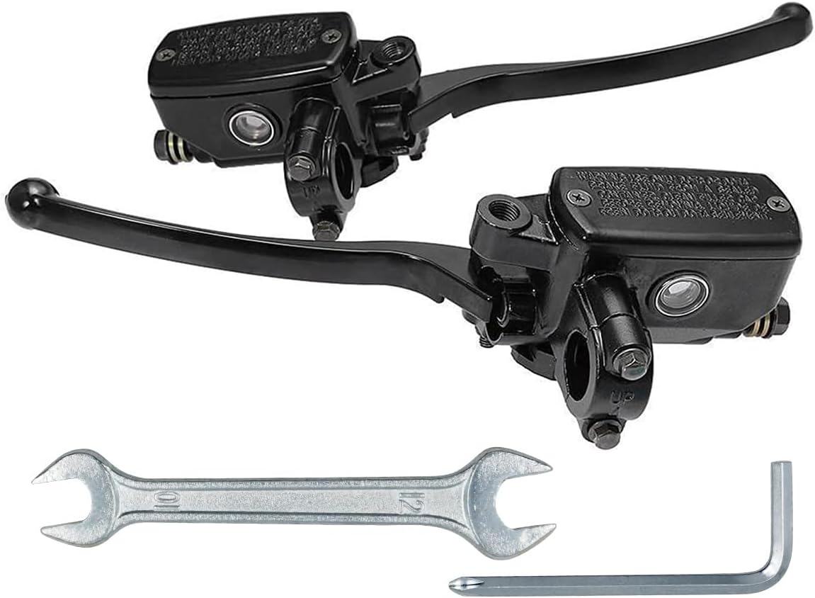 Amdohai Universal Motorcycle 7/8" 22mm Handlebar Brake Master Cylinder Clutch Lever Left Right - View #13