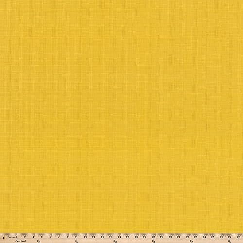 Miniatura 3 de Pillow Perfect Cojín para asiento de esquinas cuadradas amarillas frescas para exterioresinteriores, 20x20x3 (juego de 2)