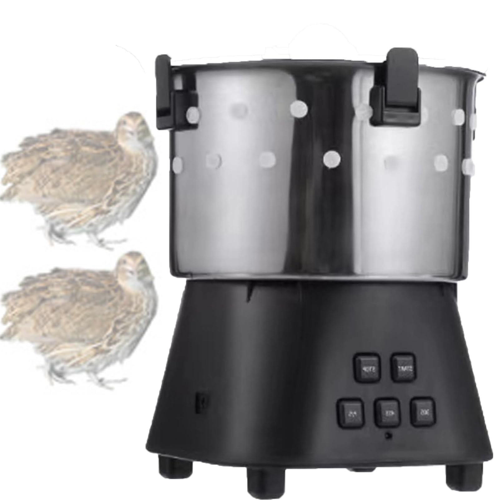 Desplumadora AutomáTica De Codornices, RáPida Y Eficiente, Mini Desplumadora De Aves De Corral, De Acero Inoxidable, Para Aves De Corral Con Desplumado RáPido, Para Codornices Y Aves PequeñAs.