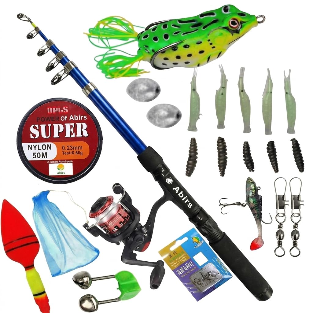 Ultimate 210cm Telescopic Fishing Rod Reel Combo Kit Perfect for Beginners Durable Fiber Glass Construction Instant Setup and Powerful Performance-image-9