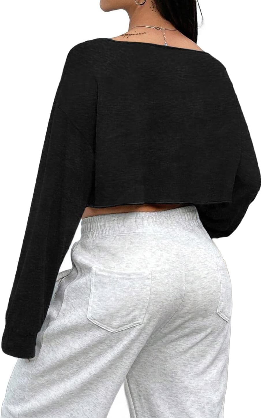 Avanova Women Long Sleeve Ruched Side Tee Shirt Raglan Color Block Crewneck Top - Image 2