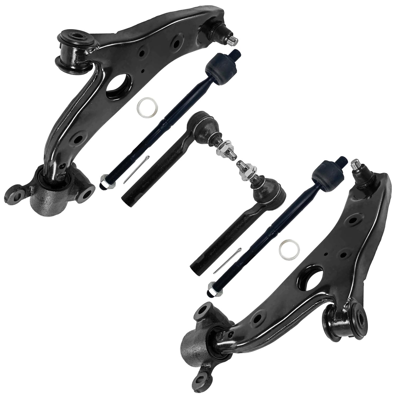 Detroit Axle - 6pc Front End Kit for 2017 2018 2019 2020 2021 2022 2023