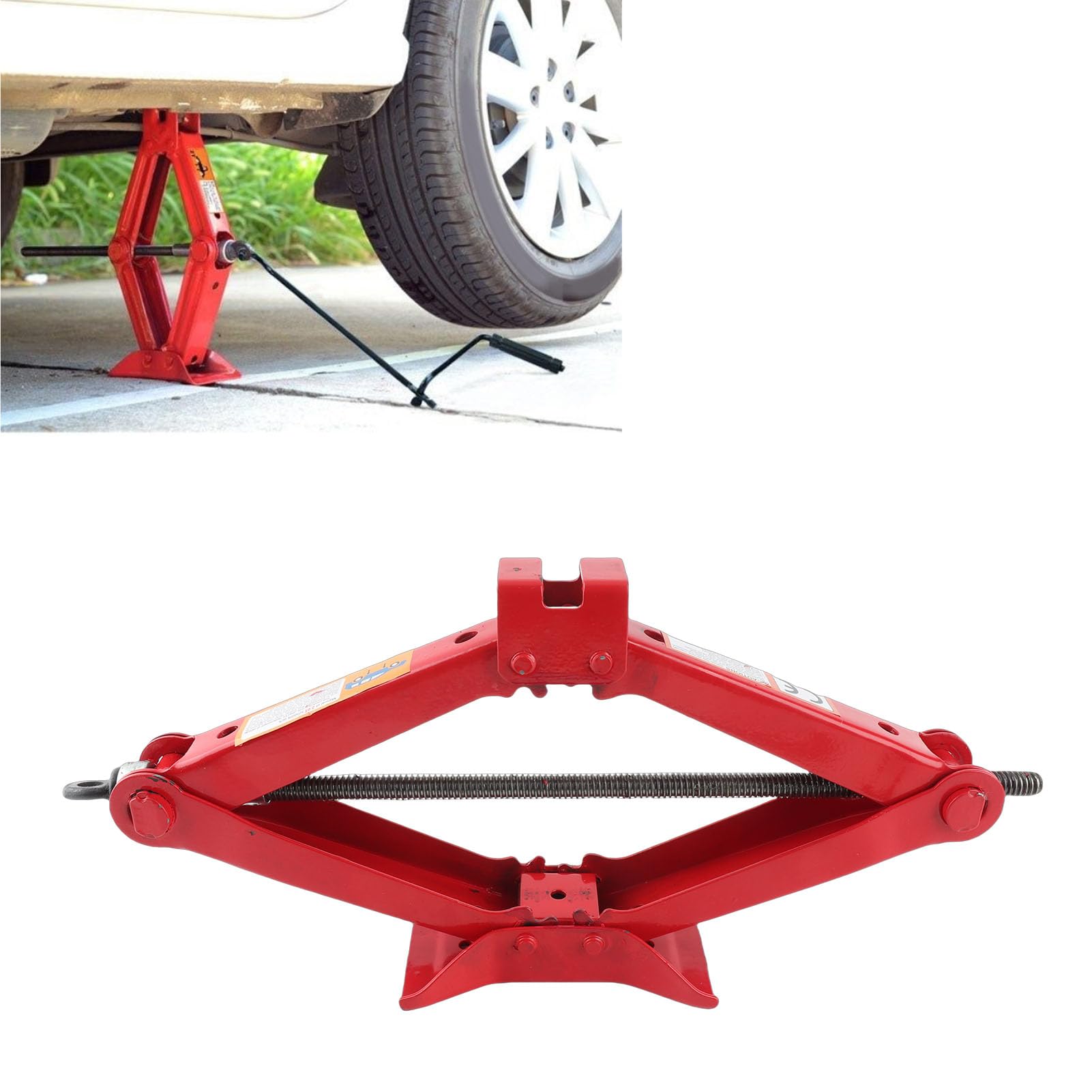 Tonysa Base Larga per Martinetto a Forbice per Pneumatici Auto (2T)