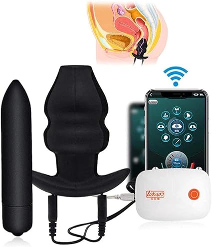 ZST-DM Estímulo Eléctrico, Enchufe Anal De Silicona Hueca Y ...