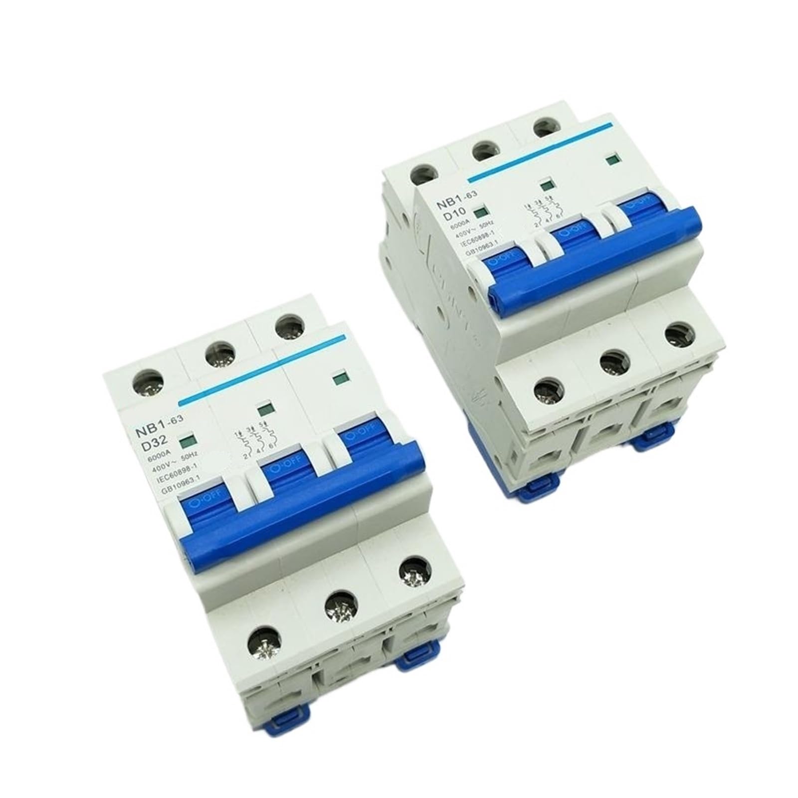 Wyłącznik automatyczny NB1-63 mini wyłącznik 3-biegunowy 6KA C6A C10A C16A C20A C25A C32A C40A C50A C63A D6A D10A D32A(C20A)