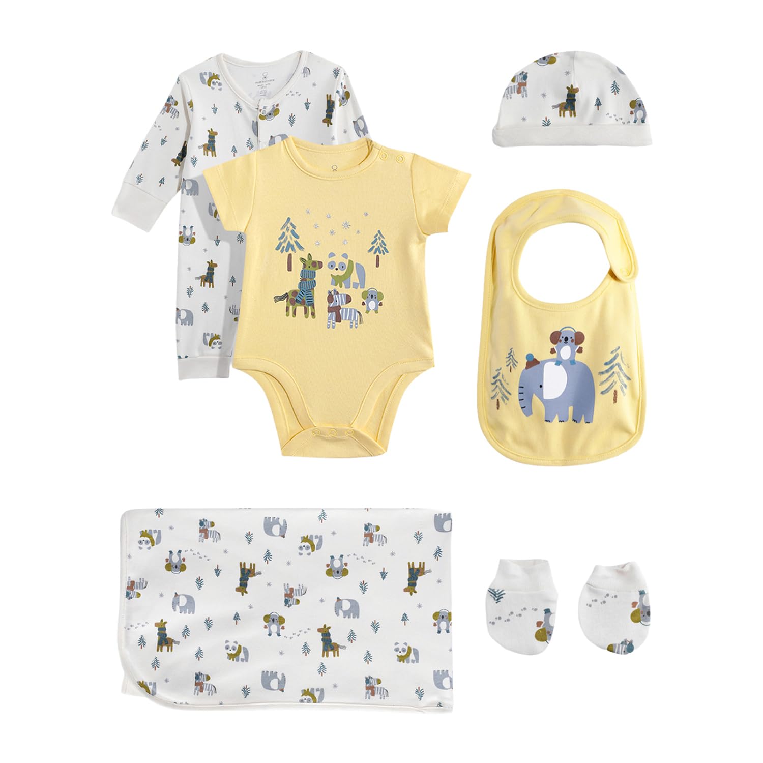 Mothercare Short Sleeve 6-Piece Gift Set-image-49