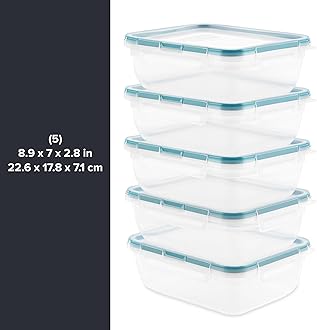 Snapware 10-Piece Set Meal Prep Containers