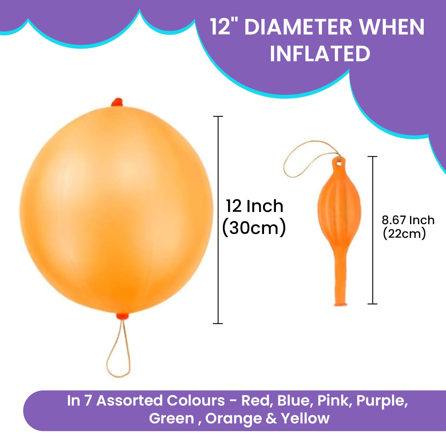 Amazon.com: Trimming Shop Large Punch Balloons with Elastic