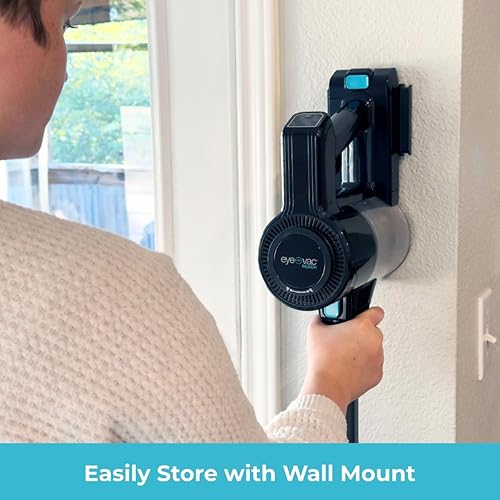 Miniatura 6 de EyeVac Reach - Aspiradora inalámbrica 6 en 1, recargable con luces LED, tiempo de funcionamiento de 35 minutos, motor sin escobillas, potente