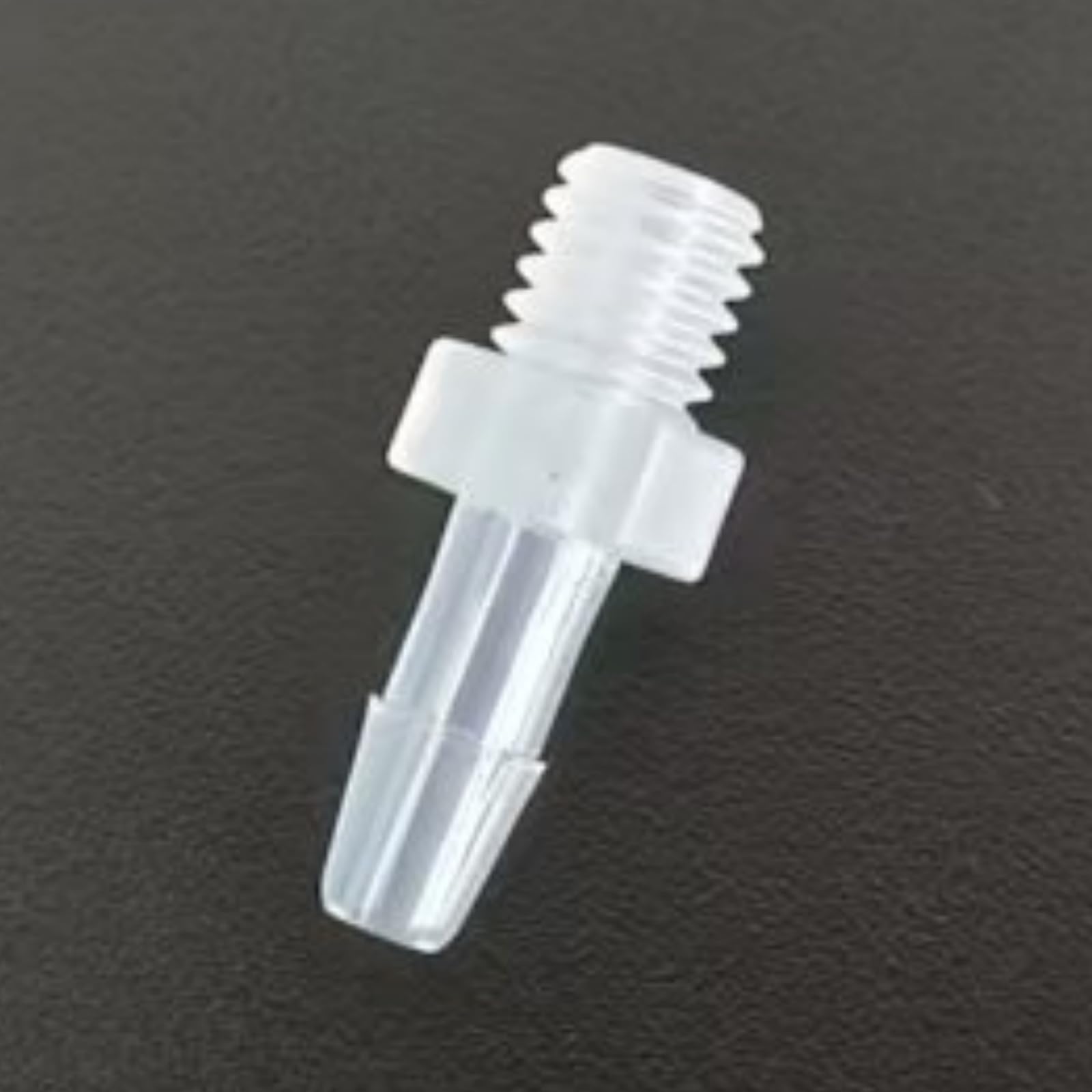 Accesorios de púas for manguera plástico reutilizables, adaptador rosca macho M5, paquete 50, conector tubería PP for laboratorio, maquinaria alimentaria(2.4mm 3/32inch M5)