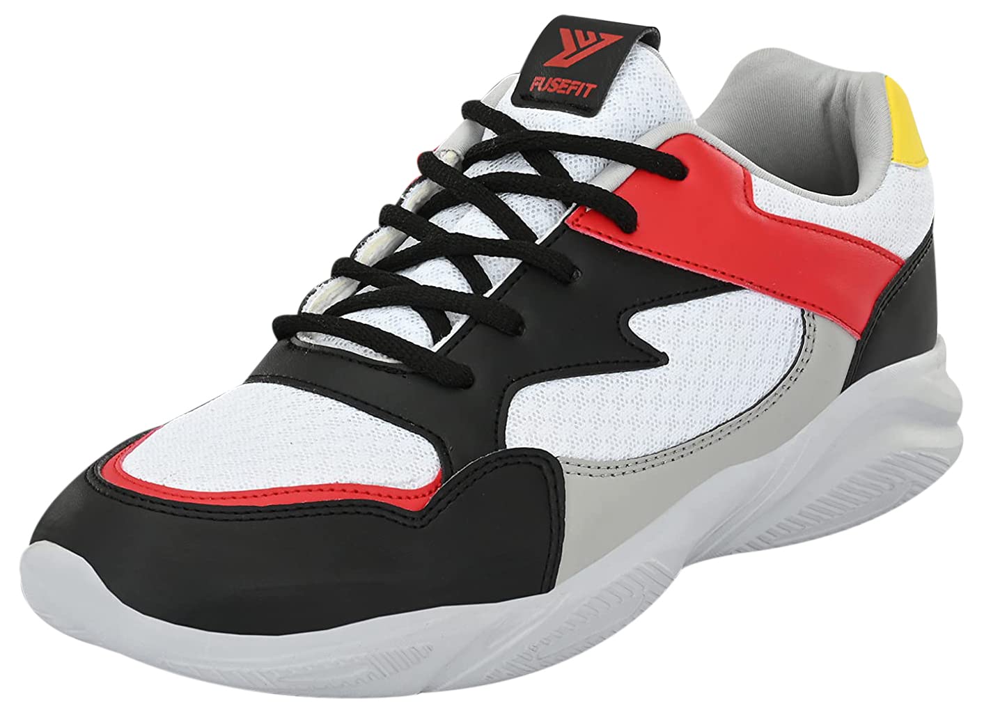 Fusefit_Men_Running Shoes_Fuel_White/Black/RED_7 (B09FH28T5H) Amazon Price History, Amazon Price Tracker