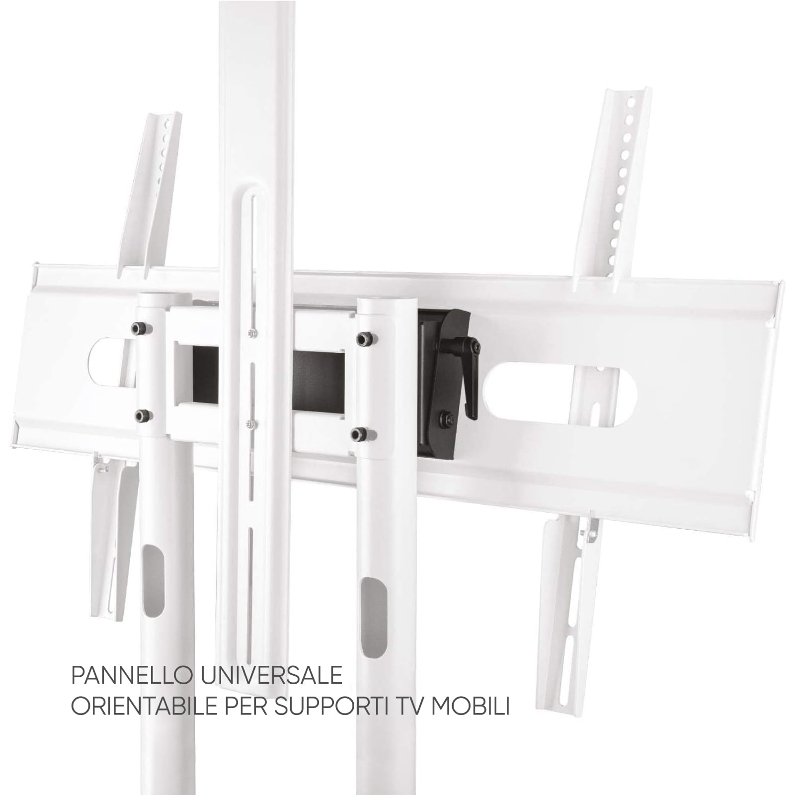 ONKRON Adattatore d'Inclinazione per Supporti per Televisori TS1881 e TS1892 - Accessore per TV Inclinabile fino a 10 Gradi per Carrello Porta TV con Ruote/Accessorio per Supporti ATL1881-B Nero
