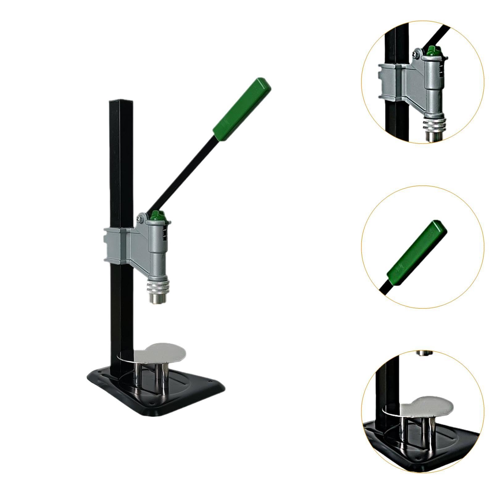 Fenteer Machine à sertir les bouteilles de parfum manuelle, outil de scellage de parfum réglable en hauteur, pince à sertir les parfums de bureau pratique, 1.5 Cm