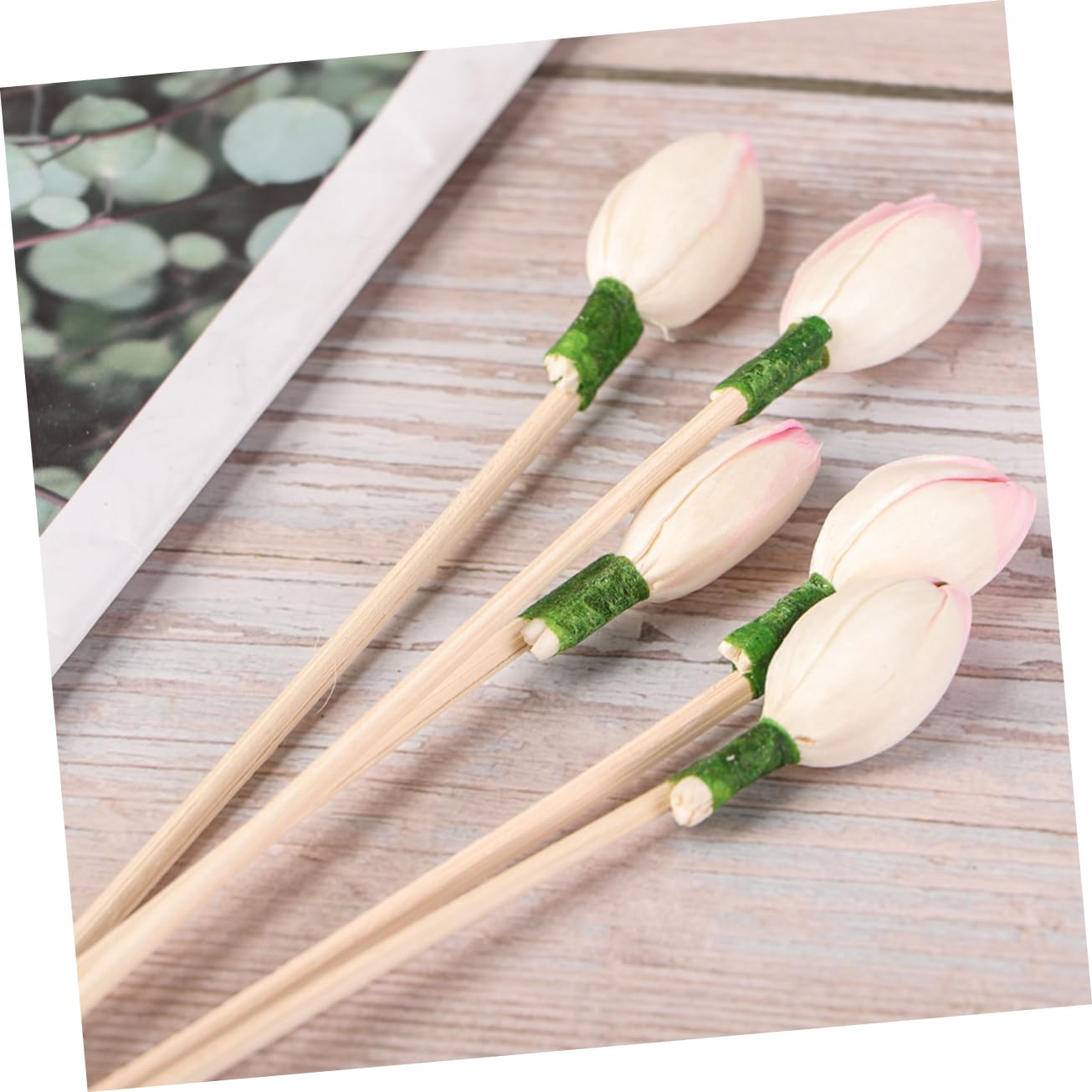 5 Palitos De Caña De Ratán Para Difusor – Repuesto Aroma Floral (Rosas) – Fragancia Duradera