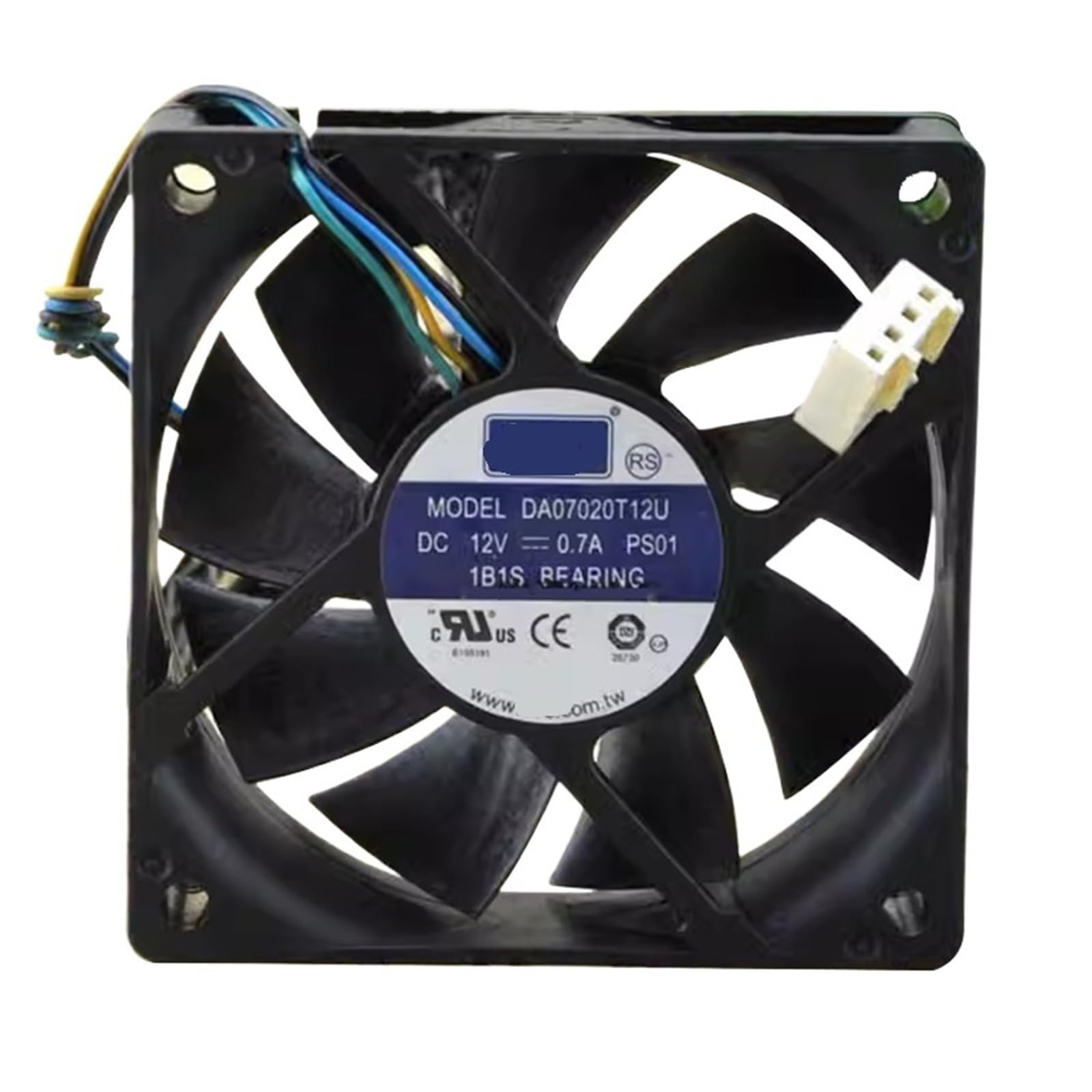 YMUGUEGH DA07020T12U 4300RPM 12V 0.7A 70X70X20MM 4-wire fan