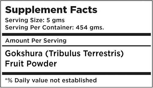 Miniatura 2 de Herbsforever Gokshura Polvo Tribulus Terrestris hierbas ayurvédicas de hábitat natural 16 onzas 454 GMS 2X potencia óptima
