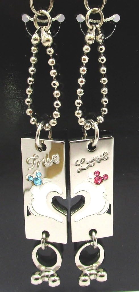 ディズニー公式ミッキーマウスミニーマウス手袋ハート型ペアストラップ国内正規品 ディズニーリゾート限定