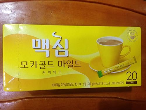 Miniatura 5 de Maxim Mocha Gold Café instantáneo coreano 20 barras