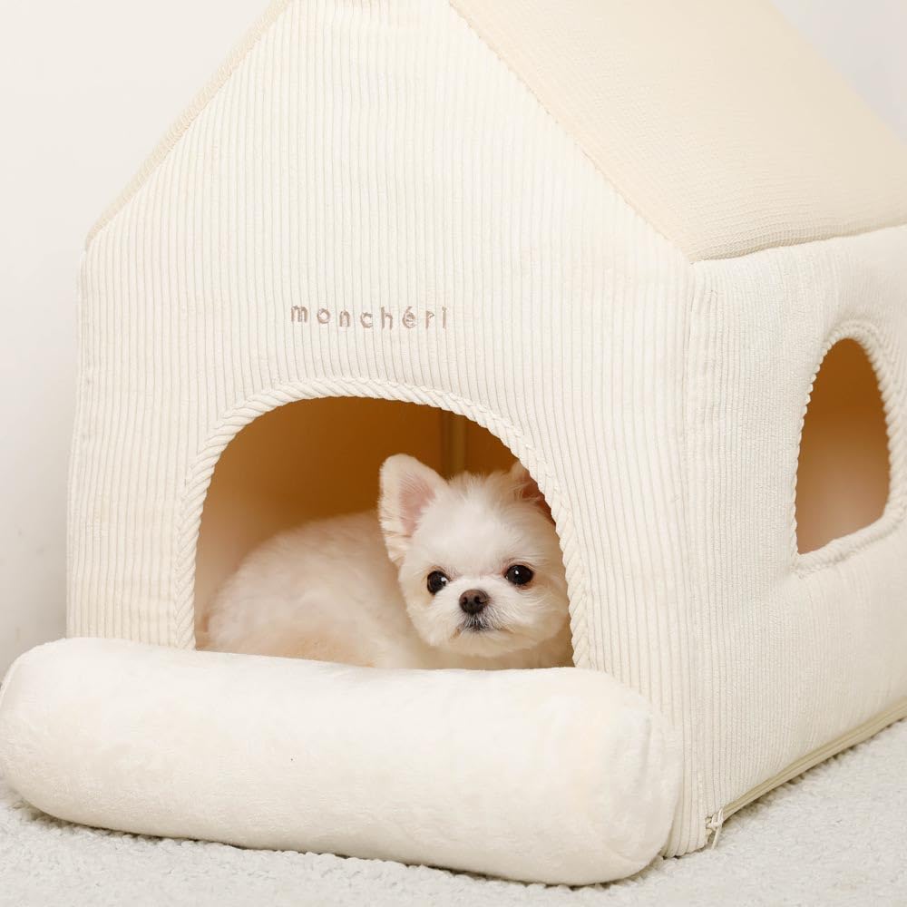 Amazon | monchéri モンシェリ [ナチュラル小窓付きコーデュロイペット