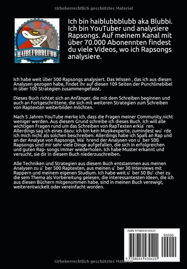 Die Punchlinebibel: Über 100 Strategien, um Raptexte zu schreiben