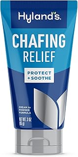 Hyland’s Chafing Relief Cream: Anti Chafe Cream-to-Powder to Prevent Chafing & Soothe Irritated Skin for Men and Women - 3 oz