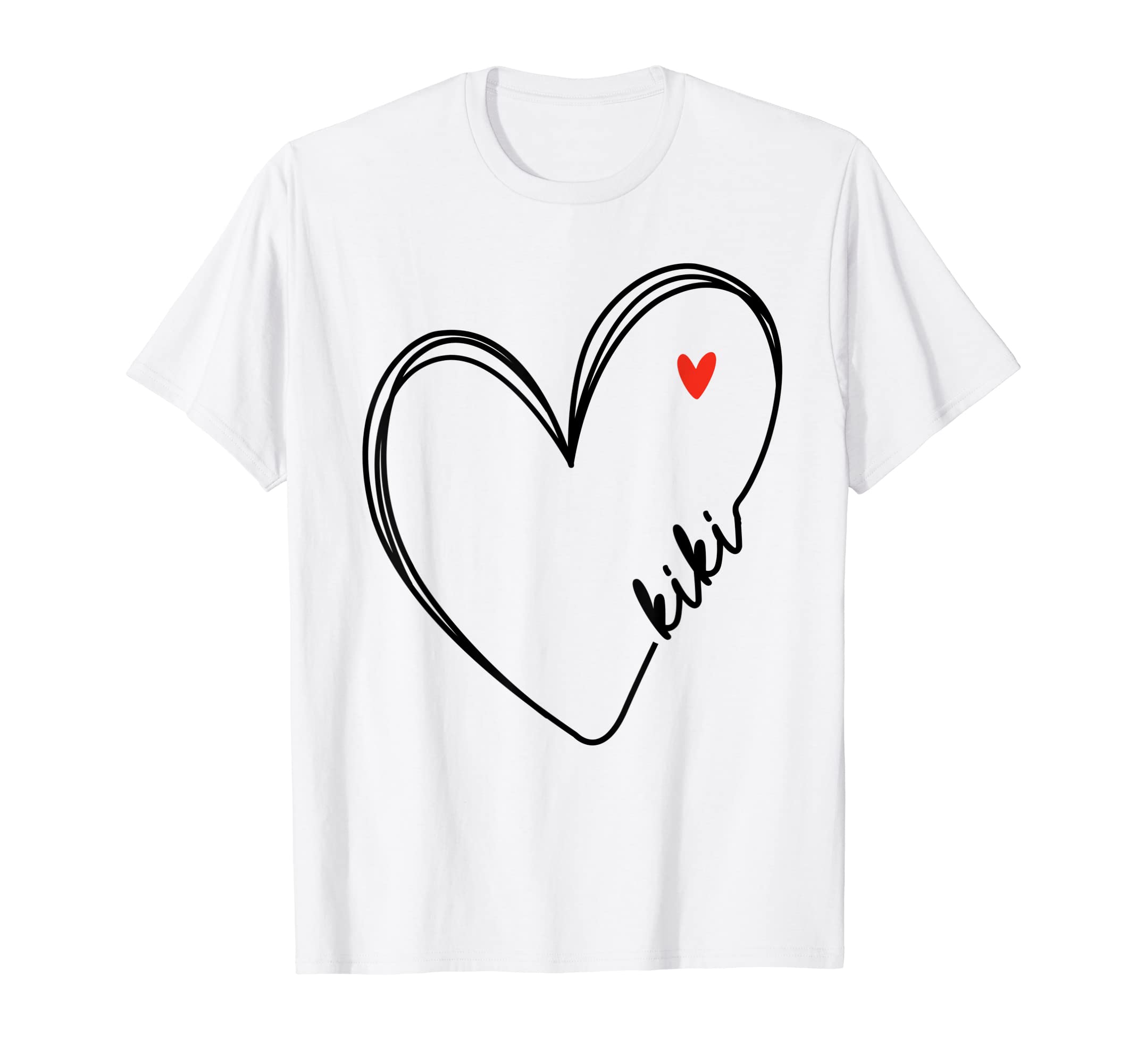 Cute kiki With Heart Girl Women Mom Mother T-ShirtOEKO-TEX STANDARD 100