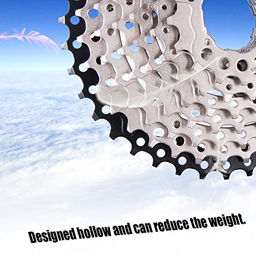 Roda dentada cassete, Romacci 11-40T 9 Speed ​​Wide Ratio Sunrace para bicicleta bicicleta MTB rodas