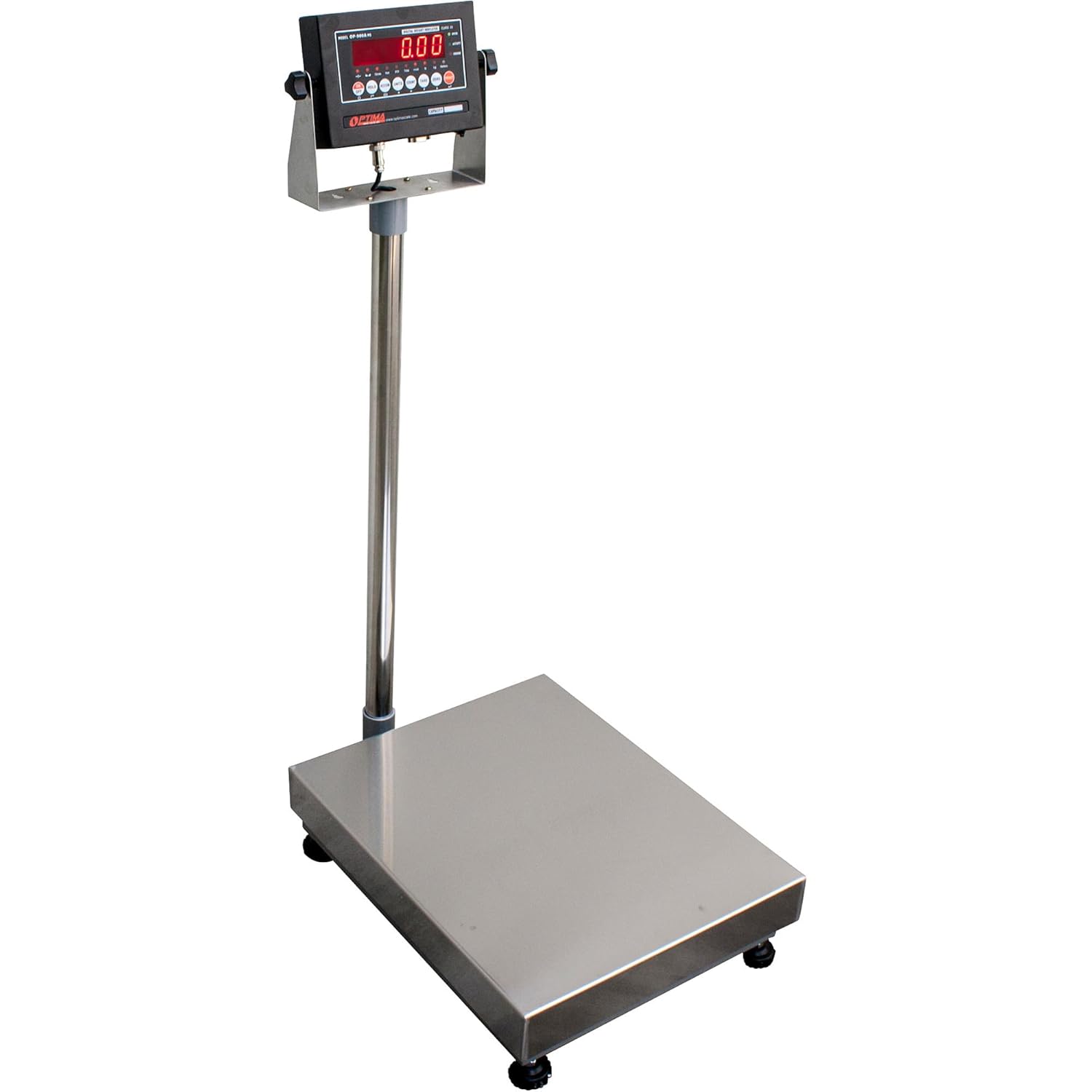 Optima Scale 24inx18in Bench Scale- 500-Lb Cap 0.1-Lb Display Increments