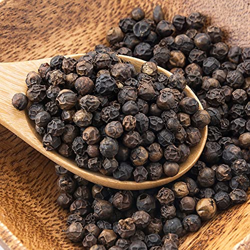 Image of Sattva Sugandha - Whole Black Pepper 10MM Bold 100% Natural Idukki District Kerala Pure Kali Mirch Naturally Grown Highly Aromatic Immunity Booster Product of India (1kg)
