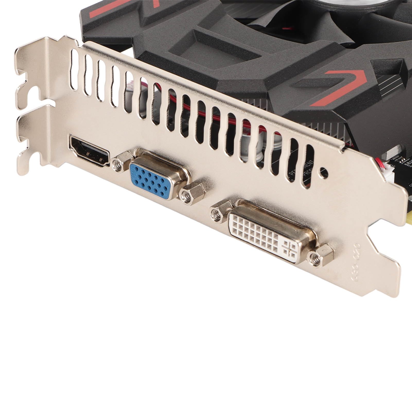 Scheda Grafica DDR5, DisplayPort DDR5 HD6770 a 128 Bit da 4 GB, Supporto PCIE 2.0 Interfaccia Multimediale HD DVI VGA con Ventola di Raffreddamento per PC Desktop da Gioco