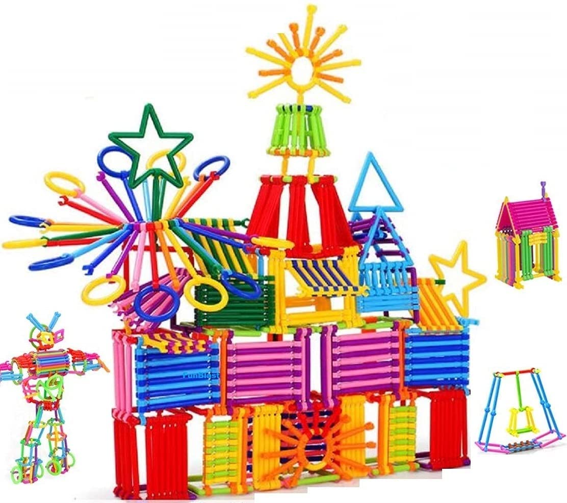 TECHBLAZE Building Blocks for Kids Colorful Educational Sticks 3D Interlocking Construction Block Set Stem Educational Brain Development Toys for Girls and Boys-Age 2+ Years (180 Sticks) (B0BY52GK6J) Amazon Price History, Amazon Price Tracker