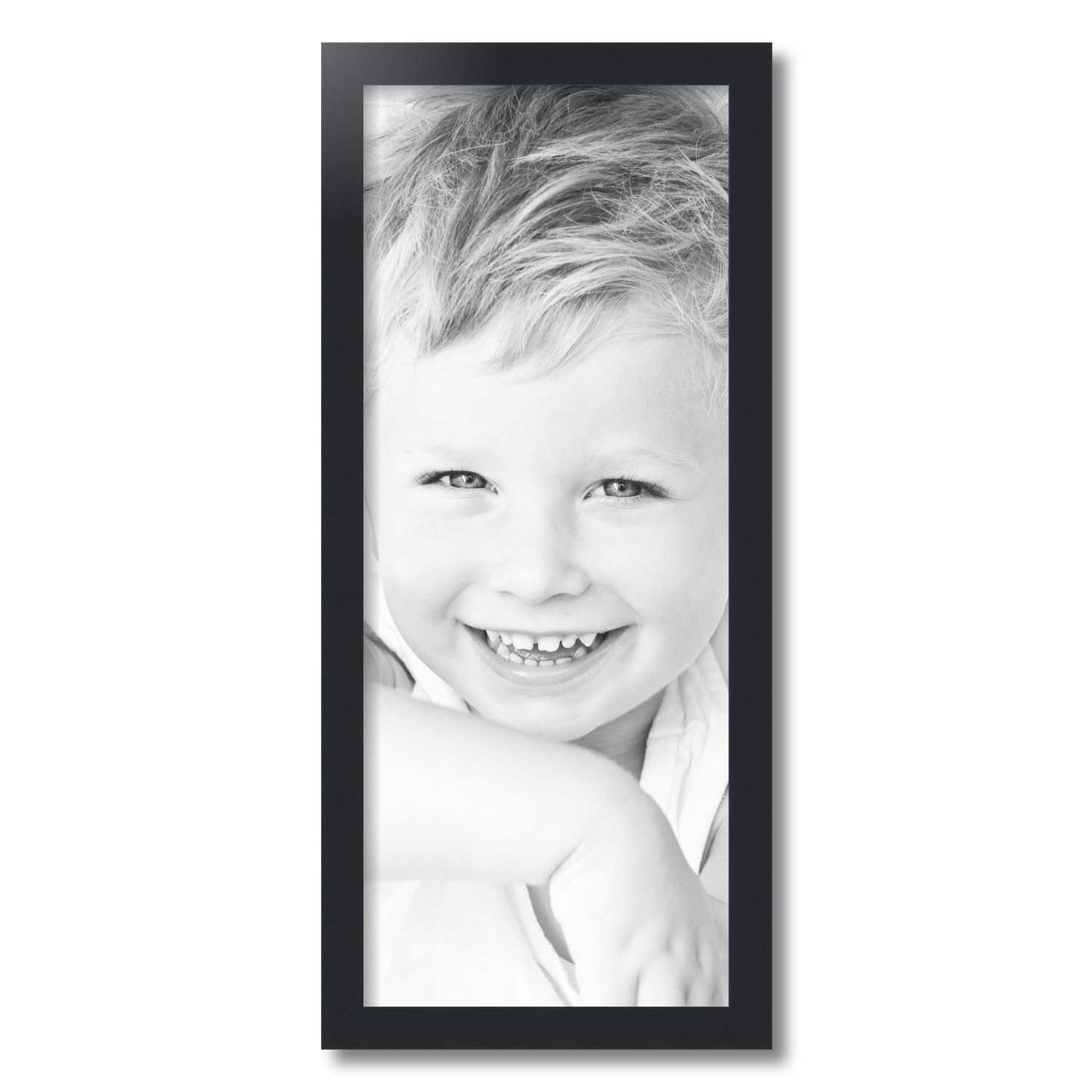 Amazon.com - ArtToFrames 11x27 inch Satin Black Picture Frame